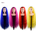 Rebecca 30inches Soft Blond Synthetic Hair Wholesale to Shoulder for Training Asian Custom Pretty Mannequin Head With Hair