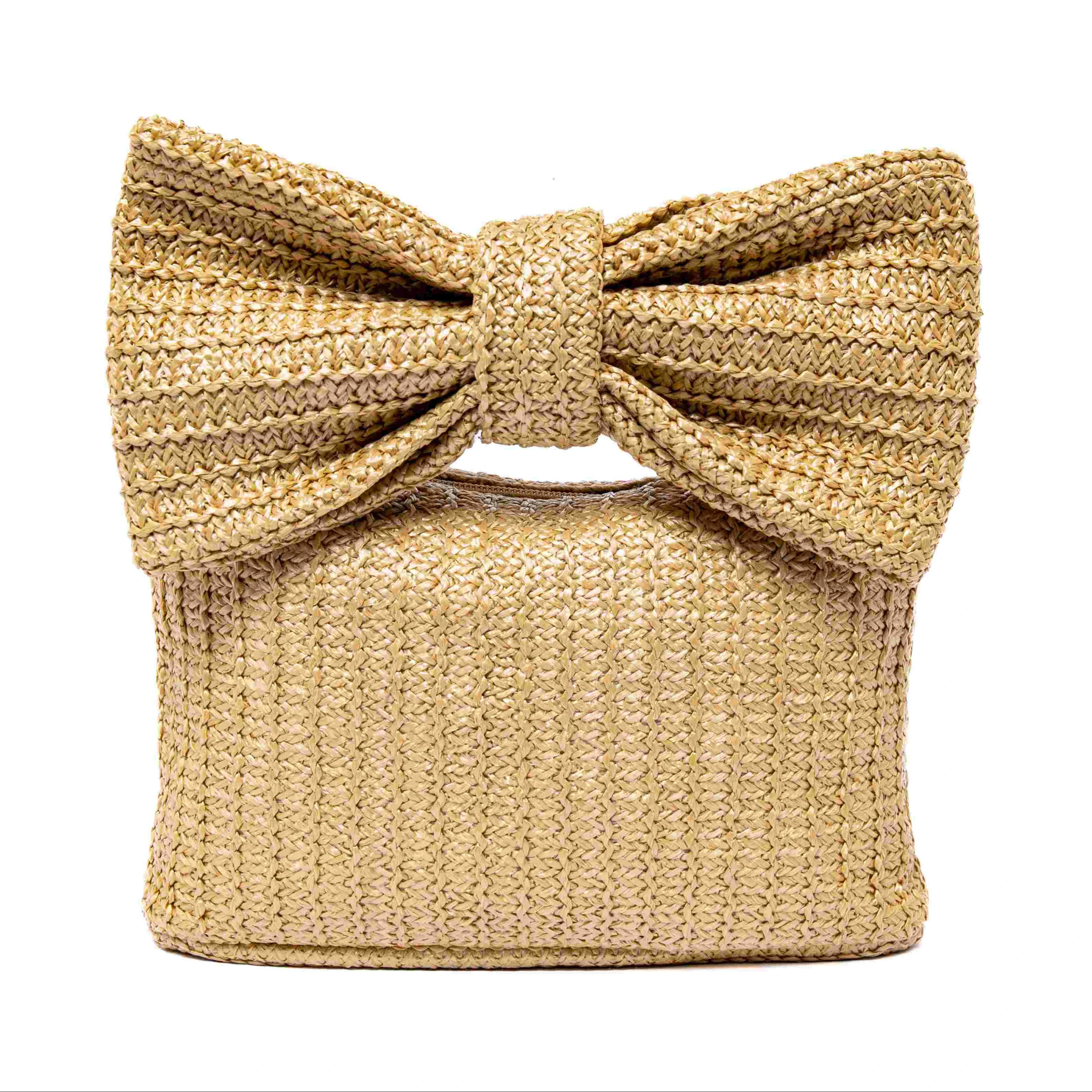 Customized Wholesales New Popular Eco-friendly Summer Straw Bag Ladies Straw Beach Bags