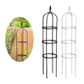 Black/White 8mm U-shaped Rough Plug-in Rose Rack Potted Plant Climbing Tower Trellises Rustproof Support