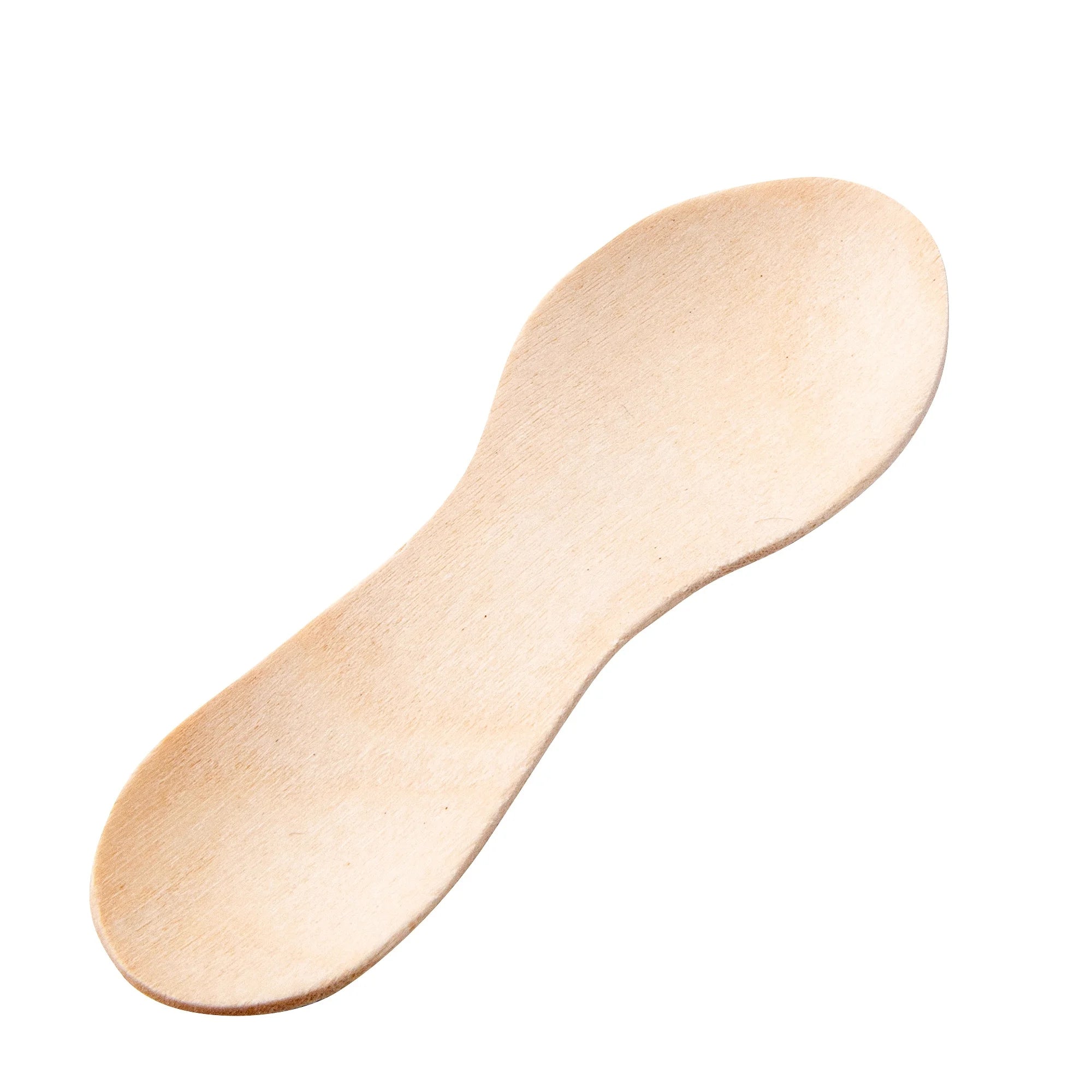 Disposable Eco-Friendly Biodegradable Bamboo Spoon Set with Fork & Knife for Ice Cream Coffee Party Use