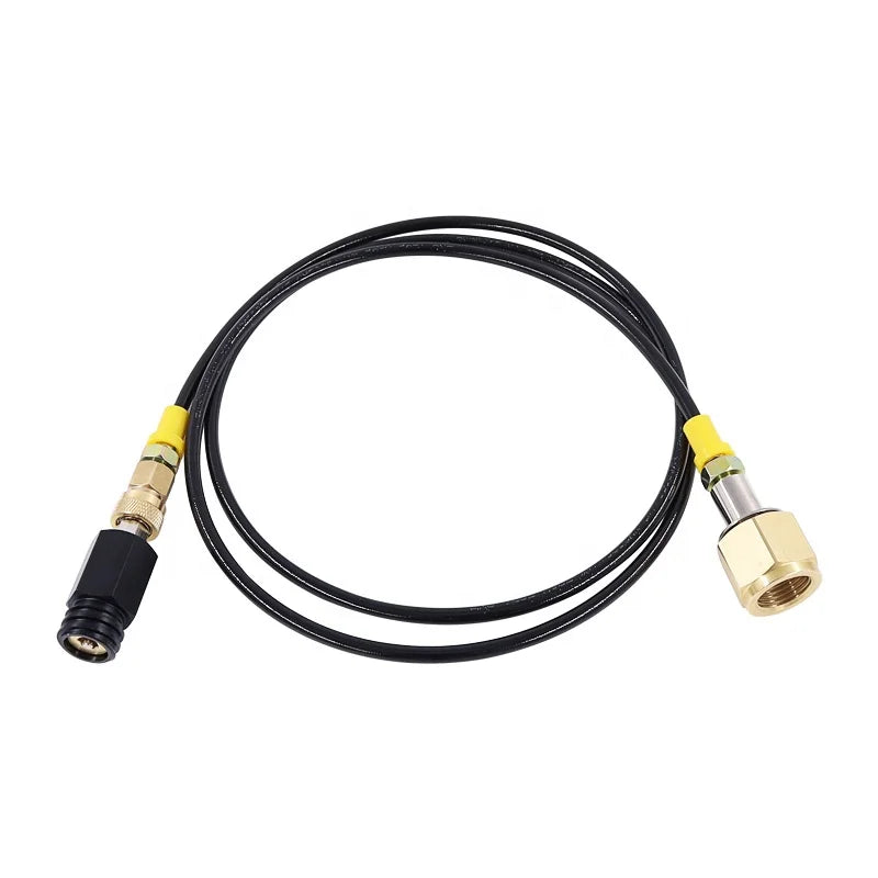 Soda Maker Club External Hose & Adapter Kit to CGA320 W21.8 CO2 Tank MegaBDM