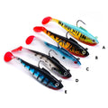 9.5g 24.6g Pike Swimbait Fishing Lure Slow Sinking Soft Bait With Lead Hook T Tail Action EEL Fishing Lures