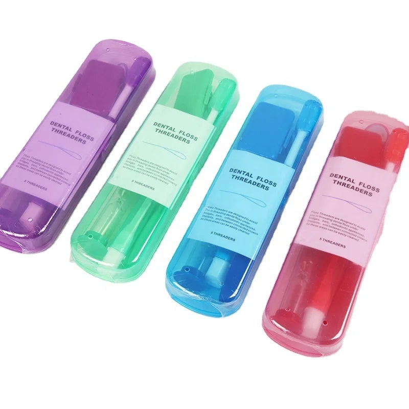 Bulk Portable 8 In1 Oral Dental Care Hygiene 8pcs Orthodontic Toothbrush Kit