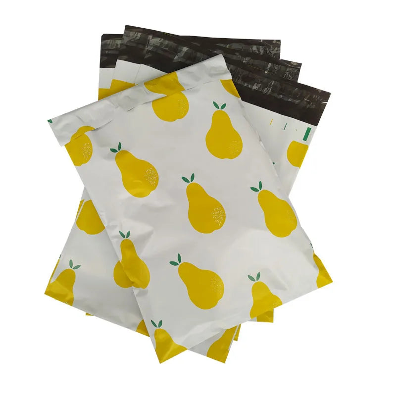 YUNFENG Custom Printed logo Design Tear Proof White Mailers Envelope Express Courier Poly Bag