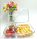 Aohea Refrigerator Storage 4 Compartments Microwave Oven Dishwasher Safe Plastic Tritan Lunch Box With Lids