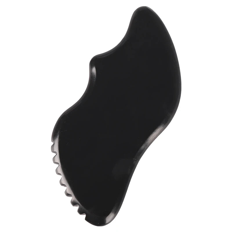 5A Grade Original Si Bin Bian Stone Massage Guasha Knife 100% Original Thin Facial Body Slimming Massager S Shape Gift Gua Sha