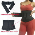 Women Waist Trainer Trimmer Belt Adjustable Belly Tummy Control Snatch Me up Buckle Wrap Slimming Body Shaper Stretch Bands