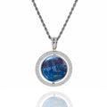 Hip Hop Style Fashionable Necklace for Girls Customizable Brass Rotating Photo Pendant with CZ Diamond Fine Jewelry Pendants