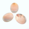 DIY Wholesale Natural Gemstone Pocket Stone Amethyst Rose Quartz Tiger Eye Palm Stone Gray Agate Worry Stone for Healing