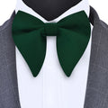 New Fashion Solid Colorful Big Bowtie Black Red Green Bow Tie for Men Business Wedding Party Ties Gift Accessories