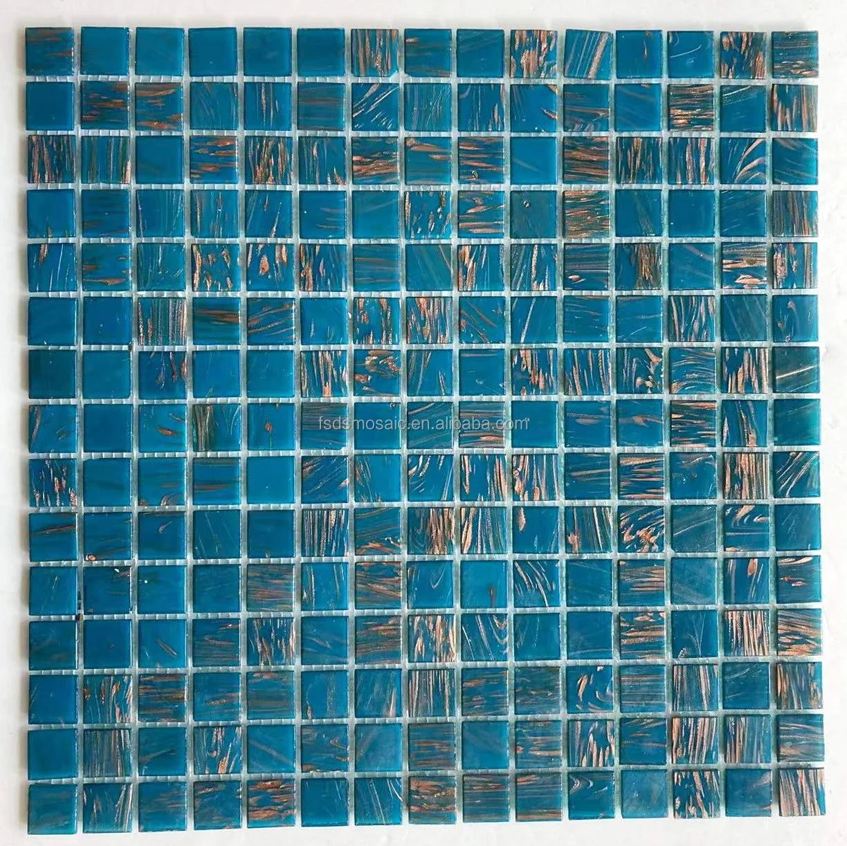 Glass Mosaic Tile for Swimming Pool Floor Elegant Bathroom Tiles for Wall and Floor Use