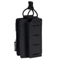 IDOGEAR  Kangaroo Magazine Pouch Elastic 500D Nylon Tactical Open Top MOLLE Single Mag Pouches for for  5.56mm & 9mm Mags