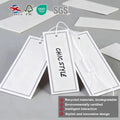 Best Quality Clothing Labels Custom Cotton Cloth for Clothing Custom hang Tag String Loop Custom Labels for Clothing Brand