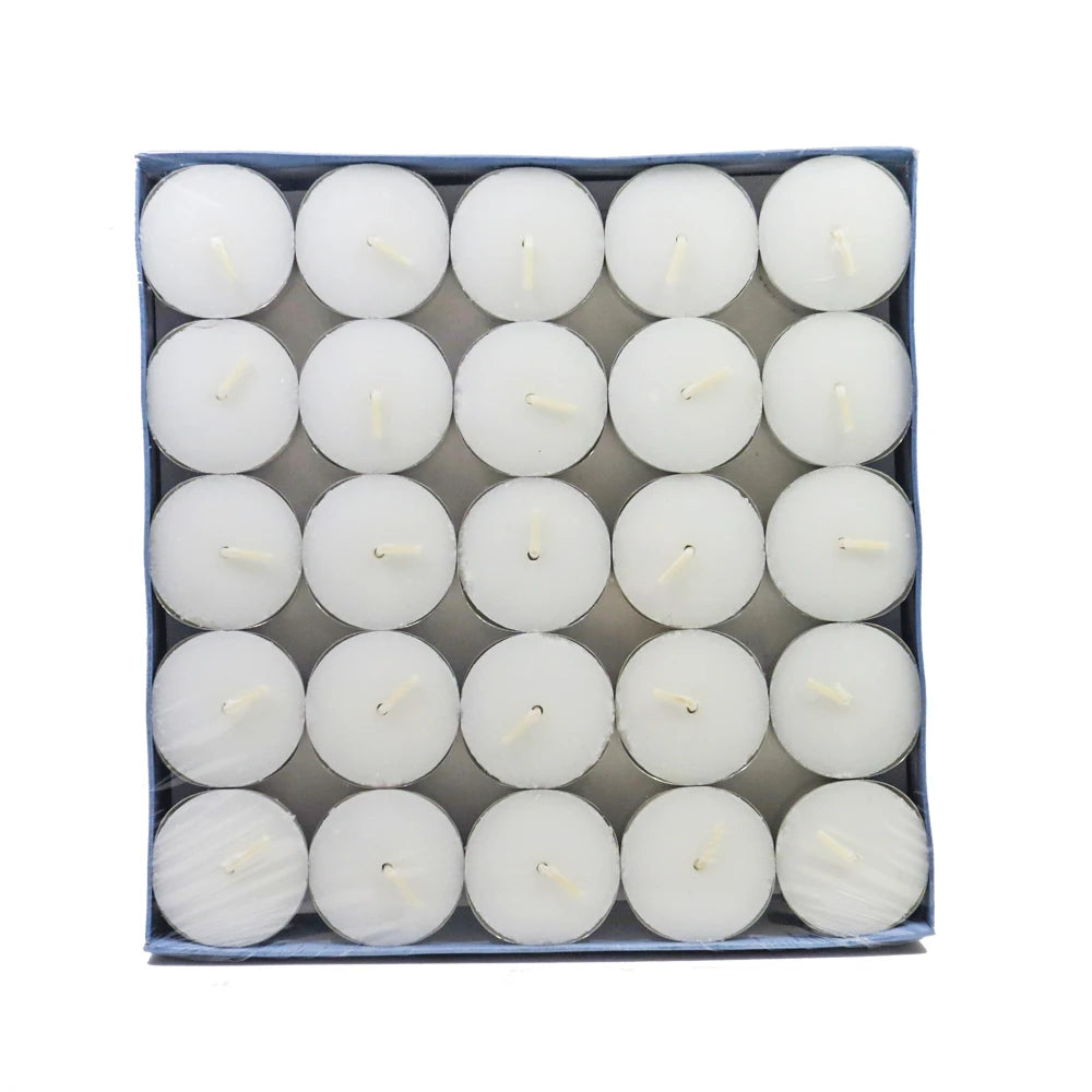 100 Pieces Heart-Shaped Smokeless Eco-Friendly Unscented Tealight Candles 6-8 Hours Burning Time Home Decoration Birthdays