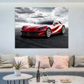 Oil Painting Seaside Retro Car Still Life DIY Painting by Numbers Wall Art Picture Acrylic Painting for Home Decor Canvas