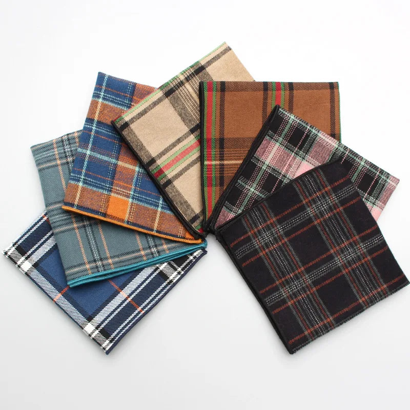 New Men's British Style Business Suit Shirts Handkerchiefs Cotton Pocket Squares Wholesale