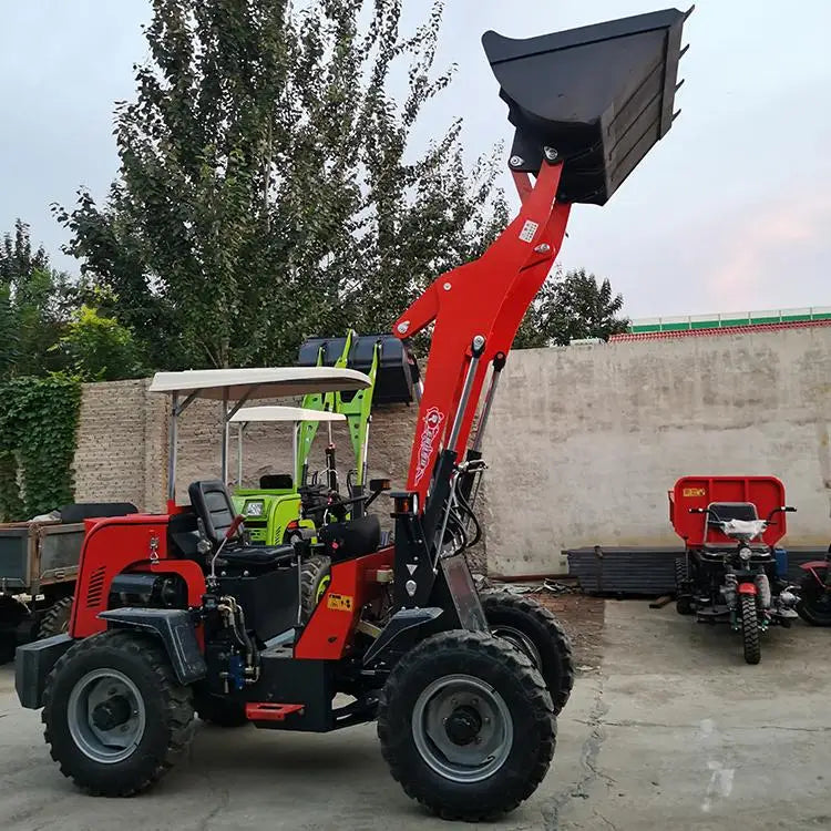 Engineering Construction Machinery 0.6ton 1.0ton Small Garden Mini Tractor With Front Loader on Sale