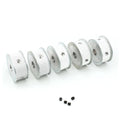 QDLASER HTD-3M Aluminum Timing Pulley Smooth Mini Belt Pulley