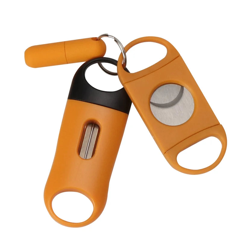 Erliao Smoking Accessories Cigar Accessories Stainless Steel Cigar Cutter Scissors Set