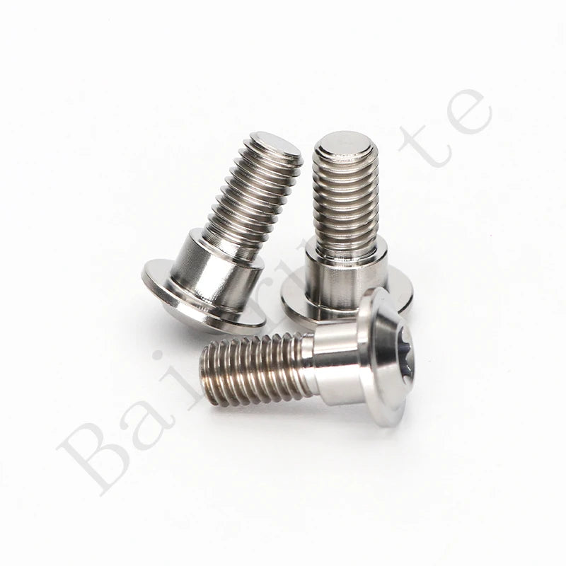 Factory Direct Grade 5 Titanium Disc Bolts M4 M6 M7 M8 6AL-4V Screws for Automotive Motorcycle High-Strength Corrosion Resistant