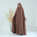 Loriya New Abaya Femmes Robe Musulmane Jersey One Piece Prayer Abaya Hijab Dress Traditional Muslim Clothing