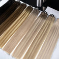 Russian Human Hair Double Injection Genius Tape Weft Hair Extensions Raw Unprocessed Double Drawn Full Cuticle Genius Tape Weft