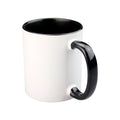 Colourful Inner Plain Mugs for Printing Sublimation Ceramic Mugs 11 Onzas Yellow Mugs