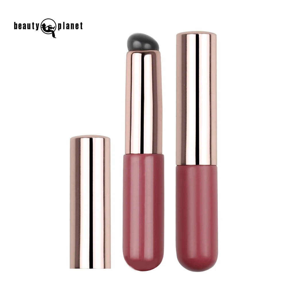 Beauty Planet Mini Silicone Lip Brush Portable Soft Lip Brush Lip Mask Blending Lipstick Applicator Lip Brush Private Label