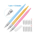 Craft Knife Hobby Knife with Stainless Steel Blades for Cutting Carving Scrapbooking Art Creation Cutting Pen Knife Pen