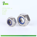 Factory Price Stainless Steel Lock Nut Metric M2-M36 DIN 980 DIN 982 DIN 985 Nylon Insert Self Locking Hex Nut Nylock Nuts