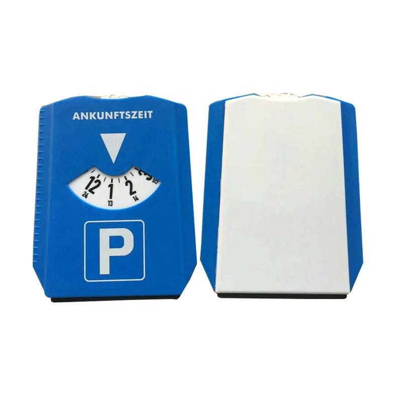 Cheap Wholesale Multifunctional 3 in 1 Auto Plastic Parking Timer Parking Disc With Ice Scraper