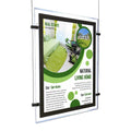 LITSIGN Rectangle Hanging A3/A4 Acrylic Illuminated Poster Door Kit for Real Estate Agents High Brightness Ultra Slim Indoor Use MegaBDM