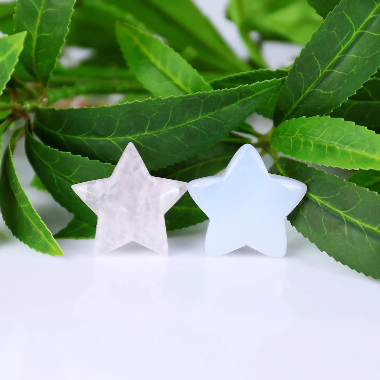 Wholesale Natural Polished Small Star Stone Quartz Gemstone Healing Crystals Stars for DIY Necklace Home Decoration