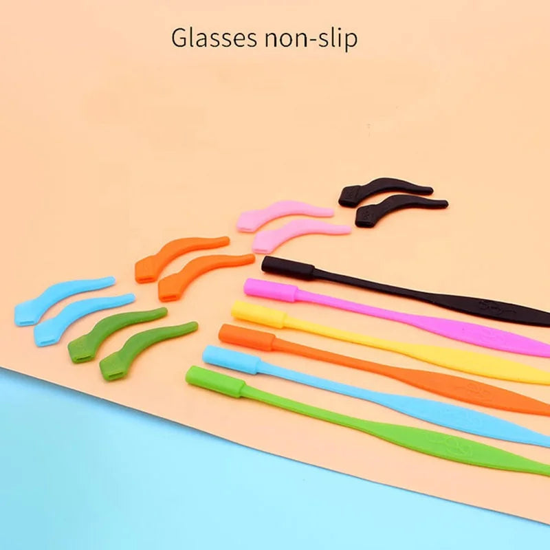 Good Quality Anti Slip Temple Holder Spectacle Silicone Glasses Ear Hooks Tip Eyeglasses Straps