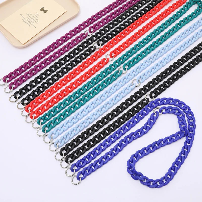 2025 New Acrylic Bead Crossbody Chain Fashionable and Versatile Detachable 2-in-1 Mobile Phone Lanyard