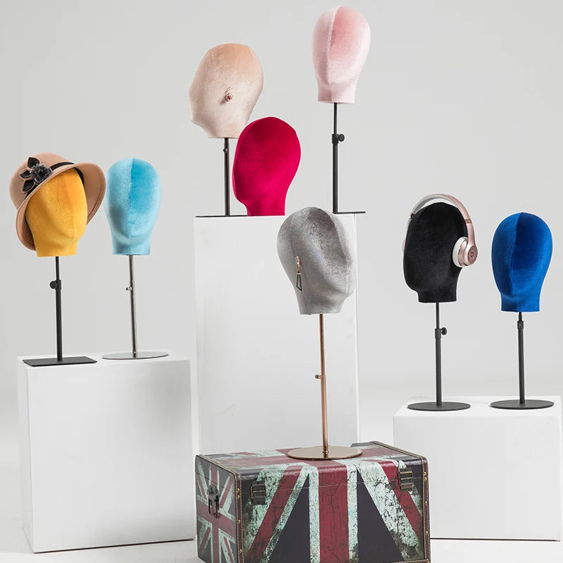 Wholesale Jewelry Pink Mannequin Head Short for Sale