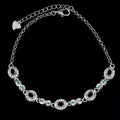 Sterling Silver 3*4mm Semi Mount Bracelet Empty Support Blank Claw Setting S925 Mountain Base Holder Without Stone Inlay for DIY