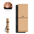 Custom Anti-Slip Gym Workout Printed Cork Yoga Mat 6mm Natural Rubber Fitness Exercise Mat Custom Fitness Yoga Mats
