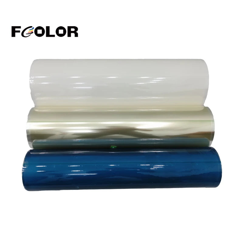 FCOLOR UV AB Film Transfer UV Dtf Film 30cm Custom Cup Glossy Phone Case Label Sticker Uv DTF Transfer Printing Film