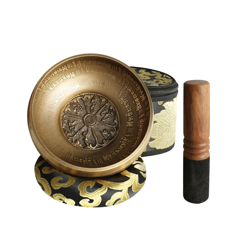 12 cm Nepal Handmade Sound Bowl Yoga Meditation Bowl Tibet Song Buddha Sound Bowl Buddha Hall Table