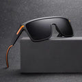 Oversized Square Vintage One Piece Lens Classic Glasses Men's 2022 Newest Custom Sunglasses