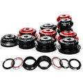 BUCKLOS Bike Headset 34-34/44-44/44-50.6/44-55/44-56 Bicycle Headset for Straight/Tapered Tube 1-1/8" Road MTB Headsets Top Cap