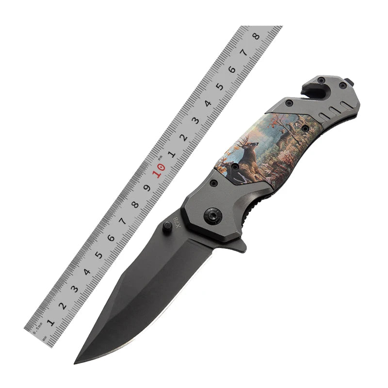 Top Selling Products in Alibabas Custom Handle Wholesale Hunting Camping Survival Outdoor Tactical Pocket Knife Folding