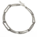 New Arrival Fashion Necklace Chain Stainless Steel Pendant Twist Double Link Necklace for Women