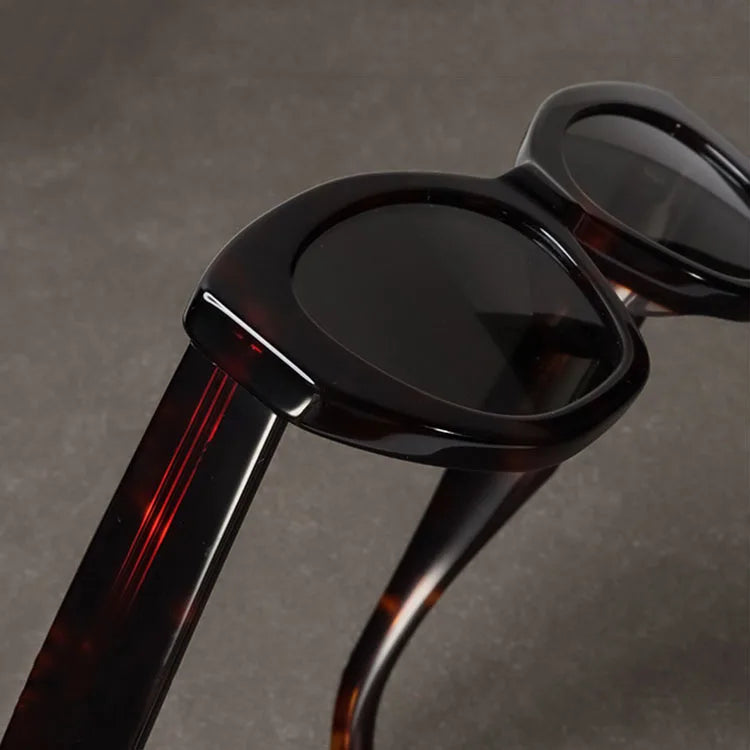 High End Men Sunglasses Black Acetate 2025 Hot Selling Anti-Scratch Sunglasses Lens Nylon & Propionate Sunglasses