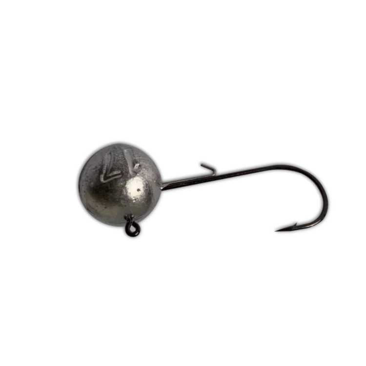 Wholesale Mustad Mustad Hard Lure Round Ball Jig Head Fishing Lead Jig Hooks Saltwater Fishing Artificial Bait for Sale