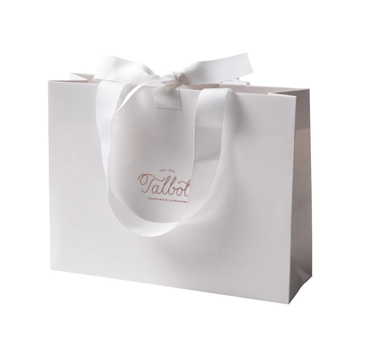 Custom Recyclable White Kraft Paperboard Shopping Bag for Clothing Shoes Socks with Your Own Logo