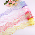 Deepeel RC156 6cm Garment Accessories Handmade Bow Ribbons Clothes Decoration Tapes Lace Fabric