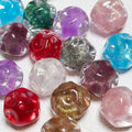 Acrylic Transparent Irregular Meteorite Water Ripple Wheel Beads