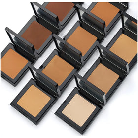 Wholesale Foundation Cosmetics Makeup Matte Waterproof Pressed Powder Vegan Oil Control Compact Press Powder Private Label